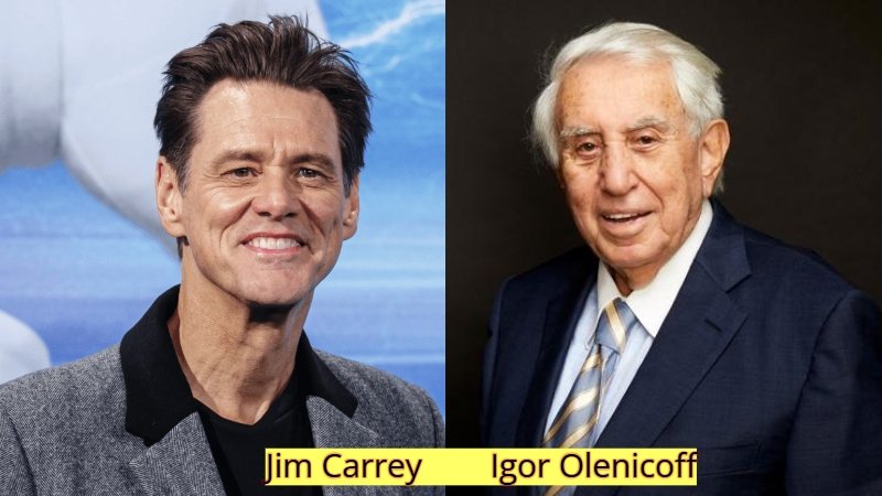 Jim Carrey and Igor Olenicoff