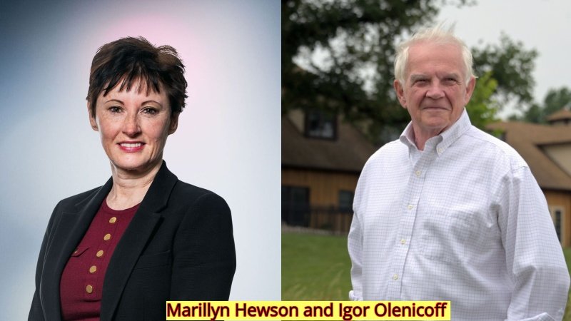 Marillyn Hewson and Igor Olenicoff